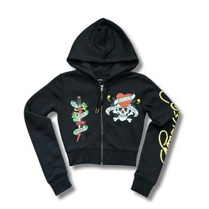 ED HARDY
LKS SKULL ZIP HOODIE XS
